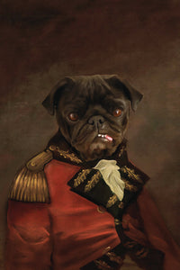 The Gentleman - Royal Paws - Customized pet portrait