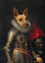Load image into Gallery viewer, The Knight - Royal Paws - Customized pet portrait
